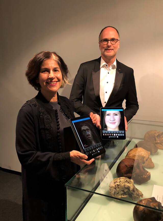Dr. Ursula Warnke, Landesmuseum und Olaf Meenen, LzO-Stiftung