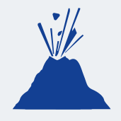 icon Vulkanausbruch