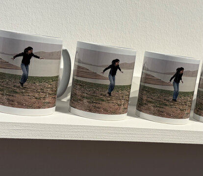 Ausstellungsansicht „Leyla Yenirce – Werdegang“