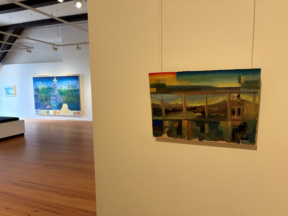 Ausstellungsansicht der Werkschau von Julian Landt