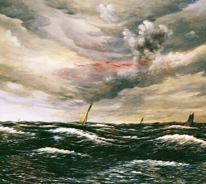 Gemälde von „Himmel und Meer – Radziwills Seestücke“