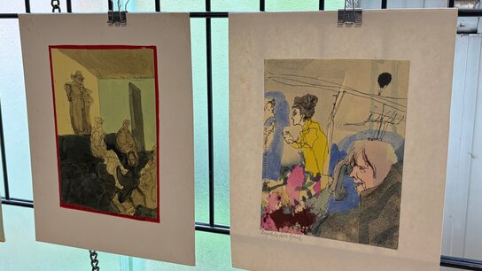 Ausstellungsansicht Paul Lankes in der Kleine Steinfelder Galerie