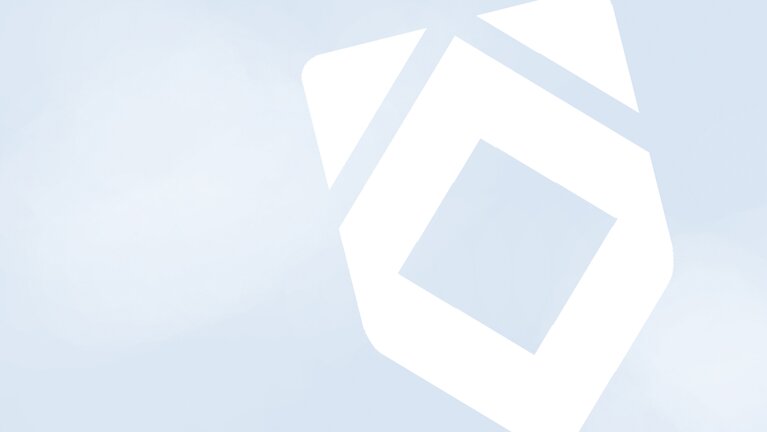 Signet der Öffentlichen Oldenburg in weiß auf hell blauem Hintergrund