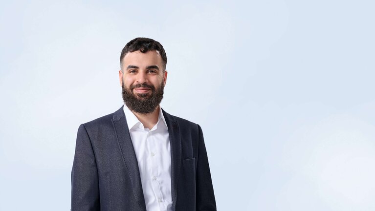 Porträt Geschäftsstellenleiter Belal Abdulkarim