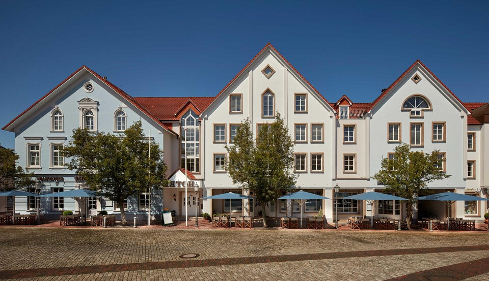 Vorderansicht von dem Hotel Friesenhof